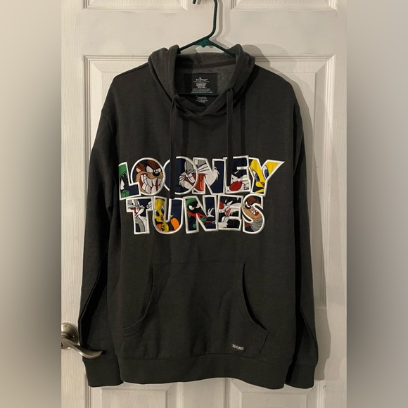 Looney Tunes Mens Pullover Hoodie. Clean and in Good Condition. Size Large. $45 - Picture 1 of 7